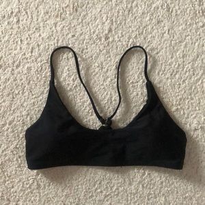 Black bikini top